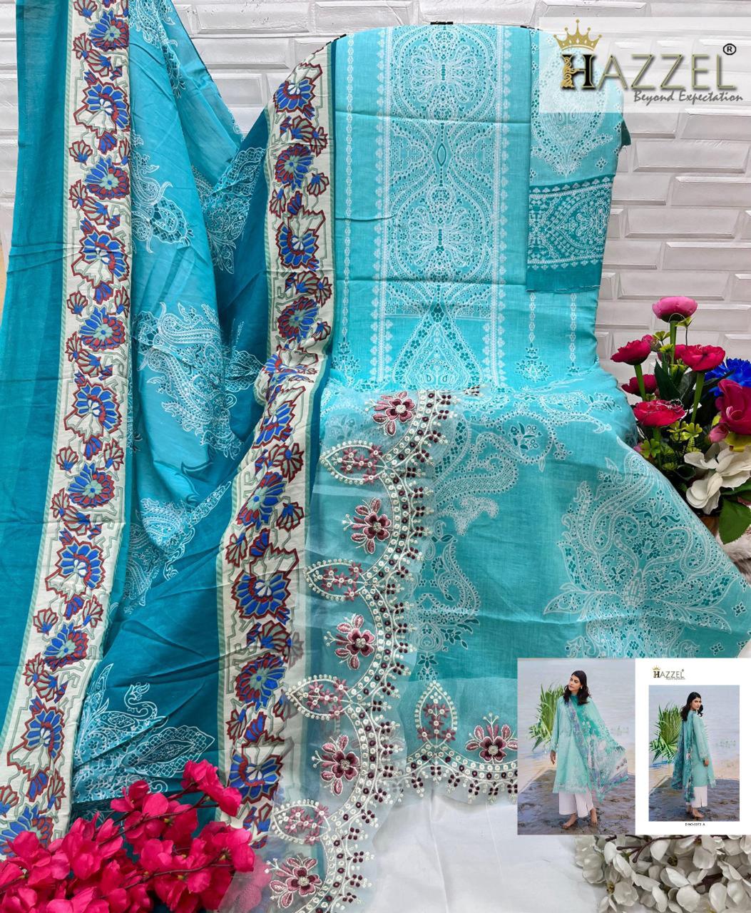 Hazzel Maria B 0373 A&B catalog pakistani suits wholesaler 