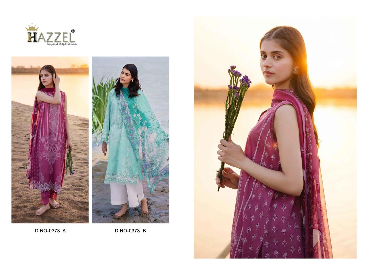 Hazzel Maria B 0373 A&B catalog pakistani suits wholesaler 