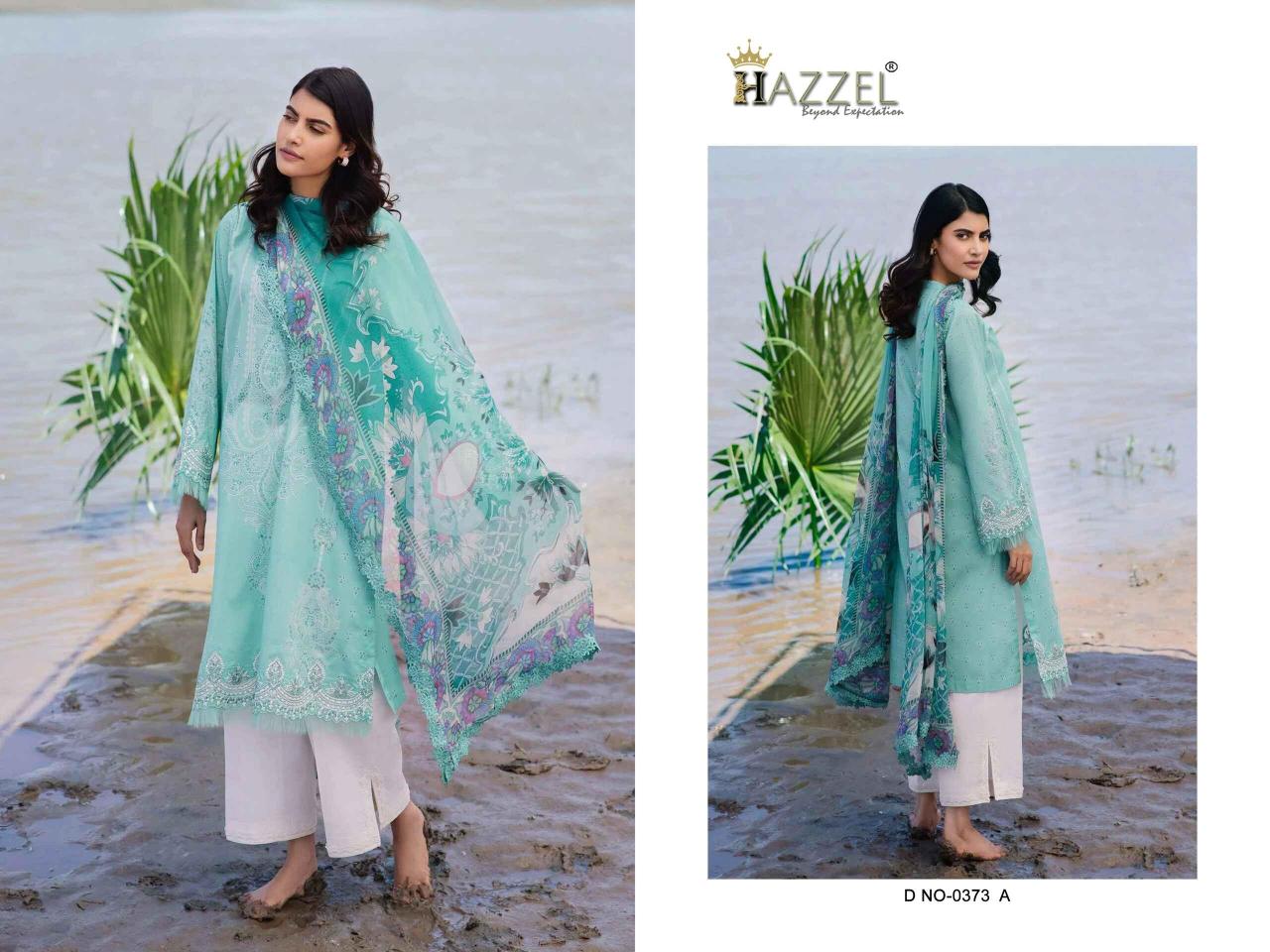 Hazzel Maria B 0373 A&B catalog pakistani suits wholesaler 