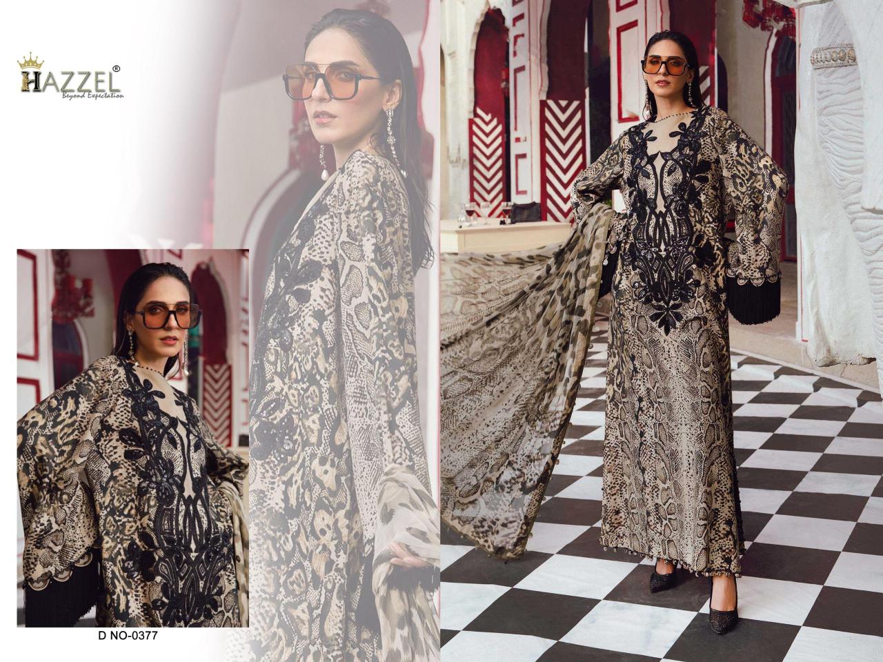 Hazzel Maria B 0377 & 0378 catalog pakistani suits wholesale