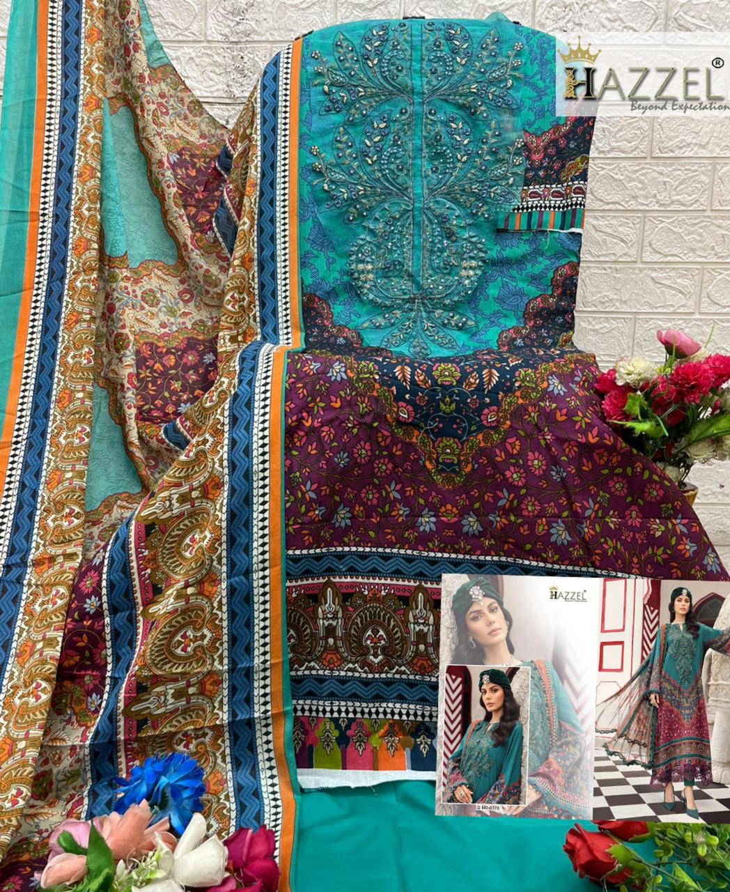Hazzel Maria B 0377 & 0378 catalog pakistani suits wholesale