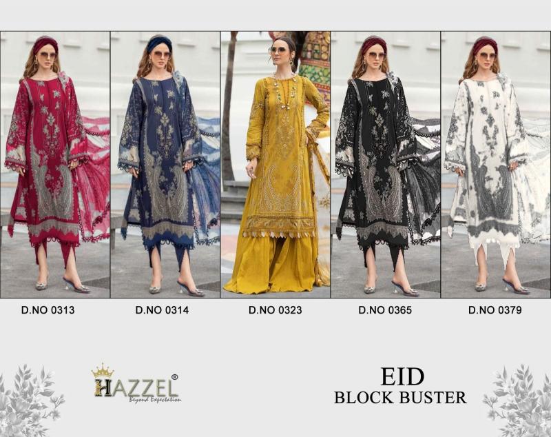 Hazzel Maria B Eid Blockbuster catalog Cotton Dupatta wholesale pakistani suits