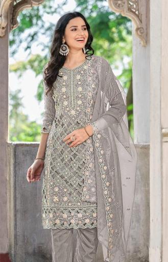Hessa 134 catalog wholesaler of pakistani suits in srinagar
