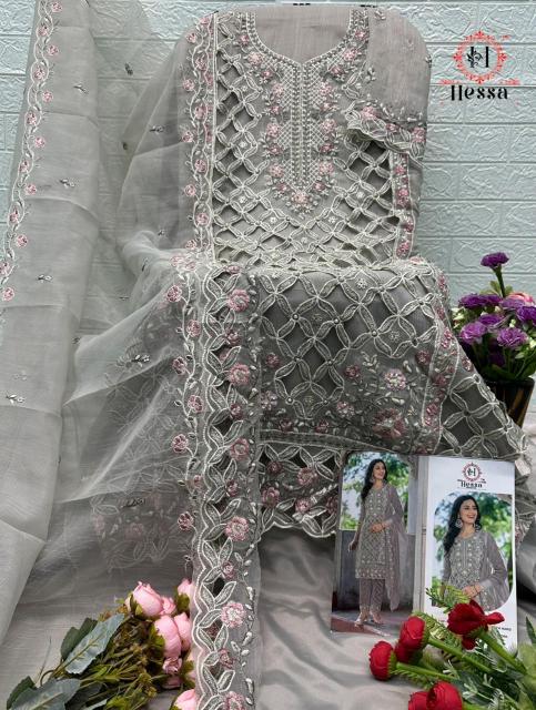 Hessa 134 catalog wholesaler of pakistani suits in srinagar