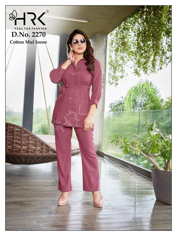 HRK 2270 catalog co ord set wholesaler mumbai