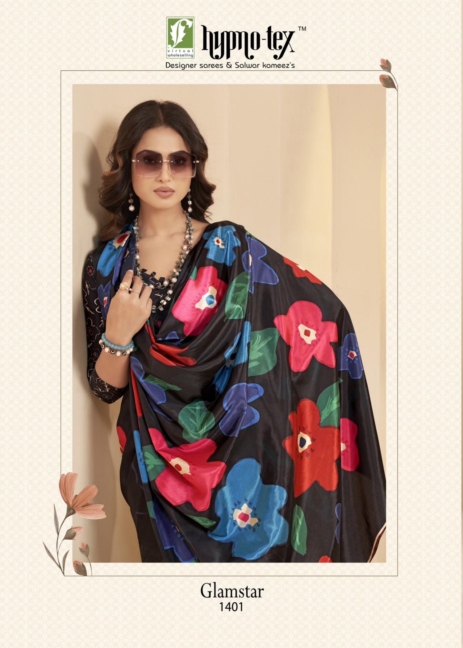 Hypnotex Glamstar catalog surat sarees wholesale shops