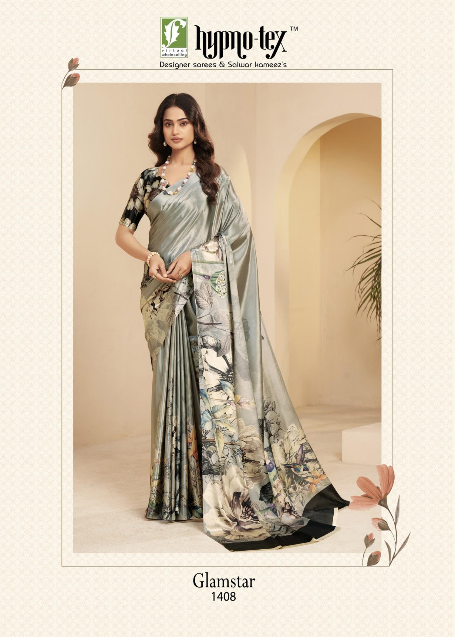 Hypnotex Glamstar catalog surat sarees wholesale shops