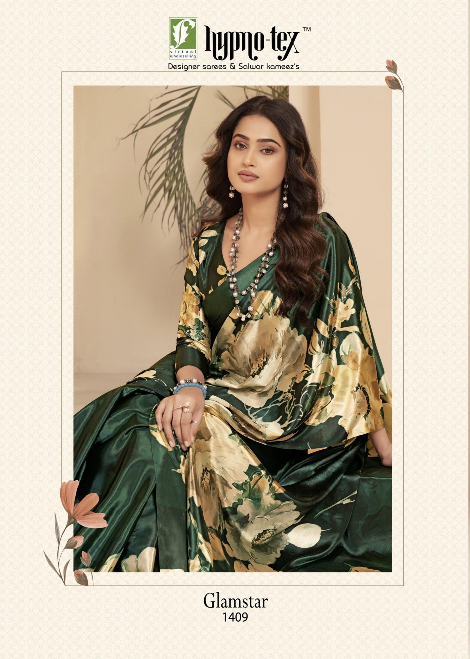 Hypnotex Glamstar catalog surat sarees wholesale shops