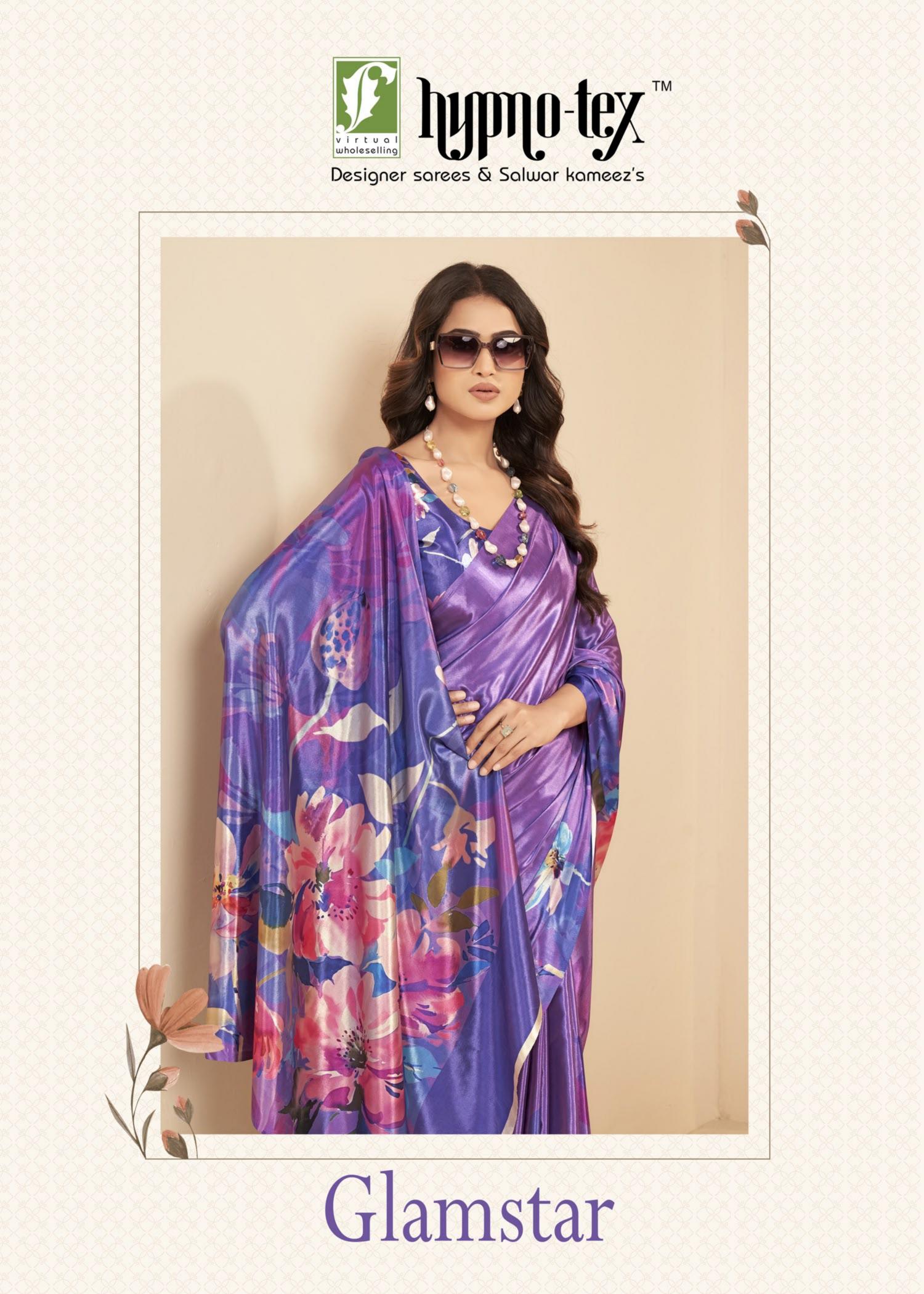 Hypnotex Glamstar catalog surat sarees wholesale shops