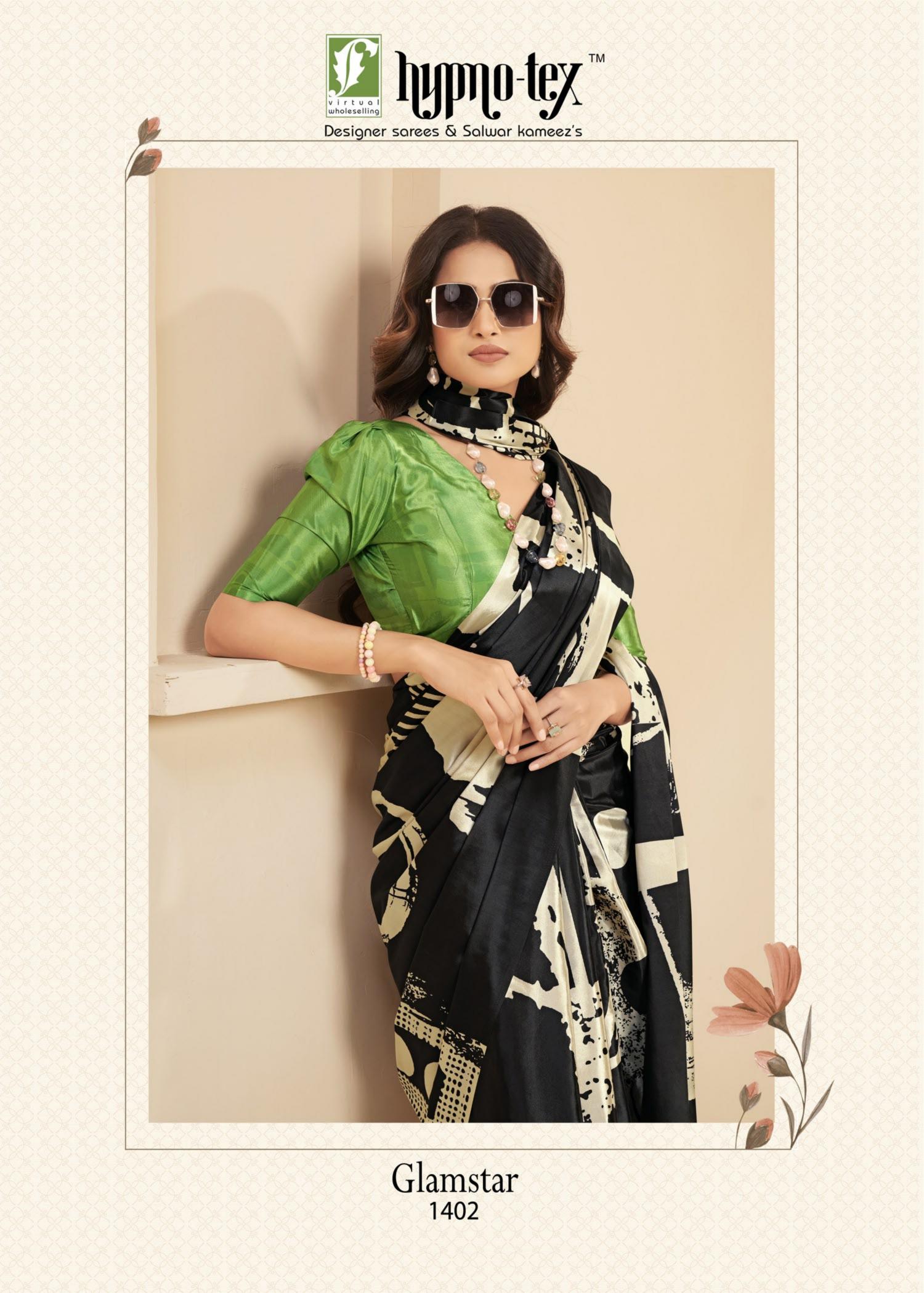 Hypnotex Glamstar catalog surat sarees wholesale shops
