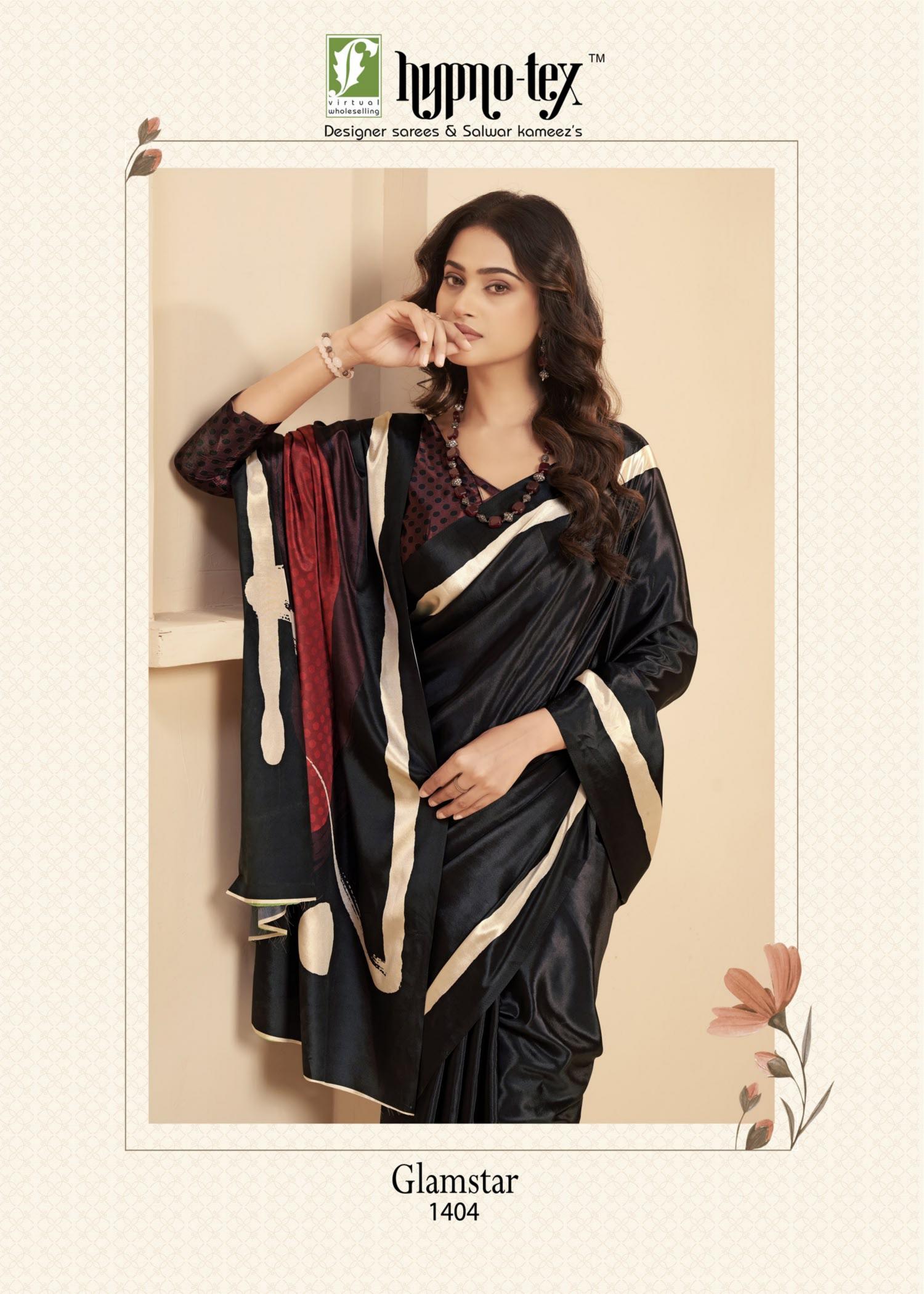 Hypnotex Glamstar catalog surat sarees wholesale shops