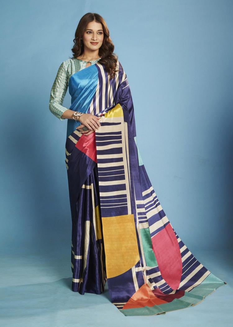 Hypnotex Krystal catalog ready to wear saree in surat
