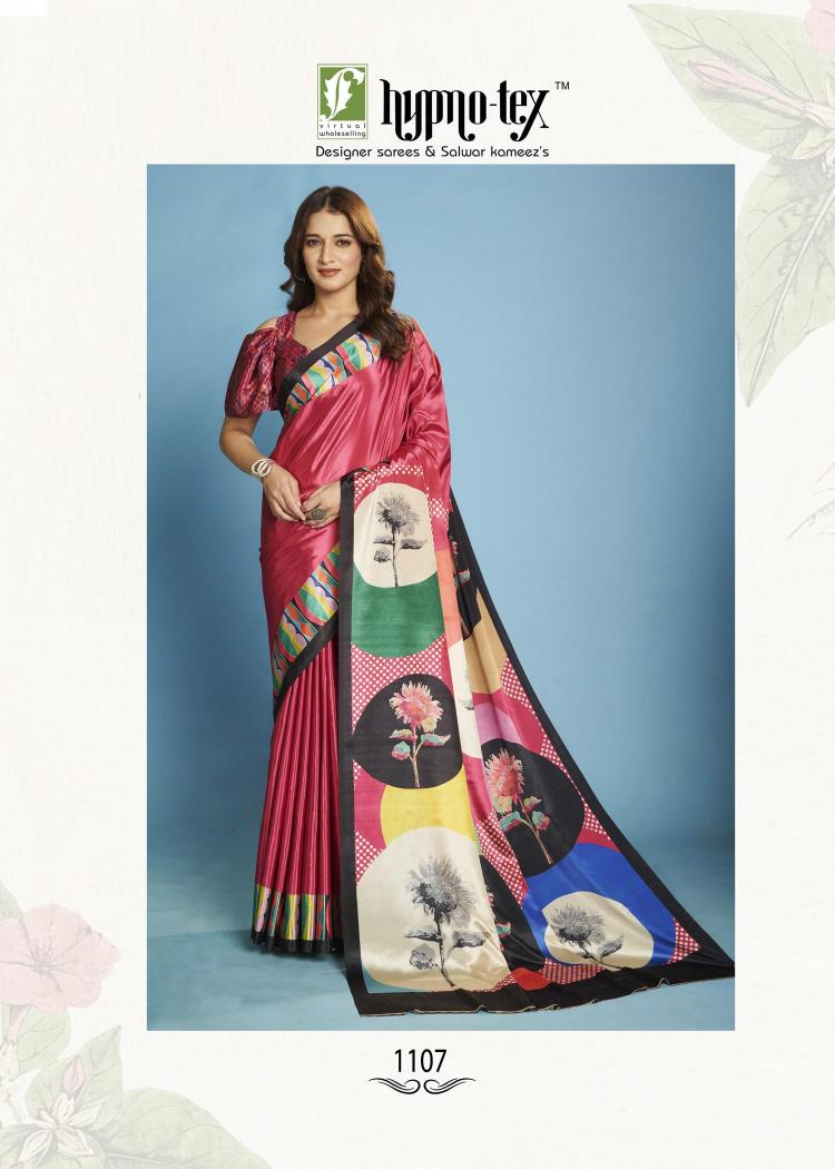 Hypnotex Krystal catalog ready to wear saree in surat