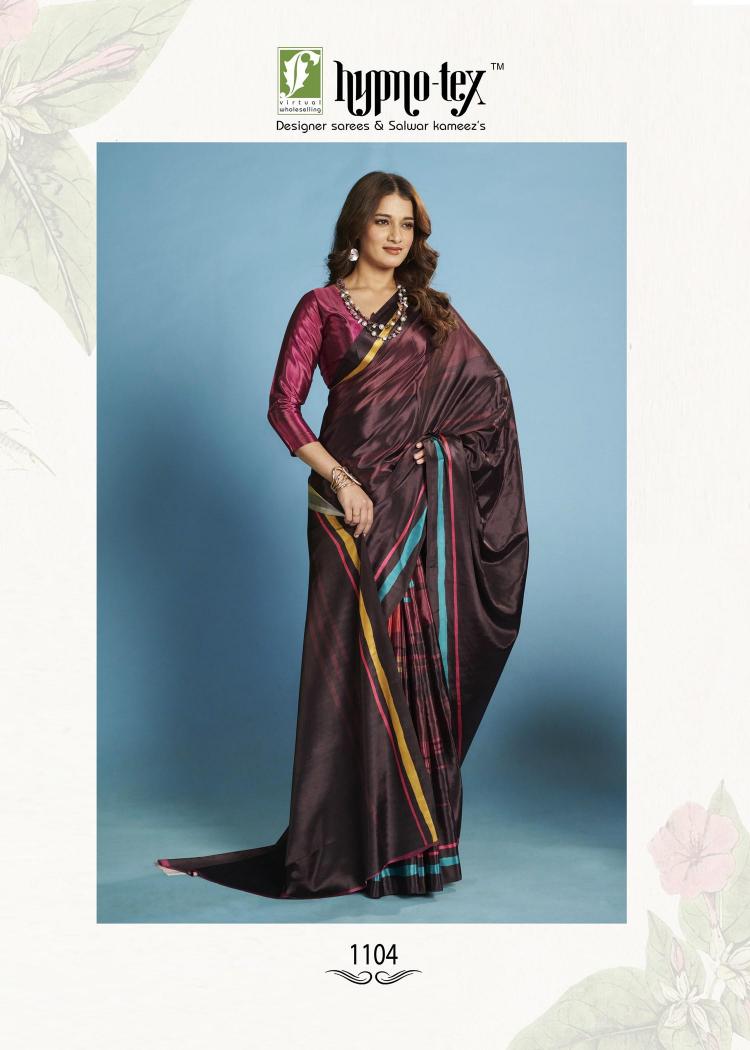 Hypnotex Krystal catalog ready to wear saree in surat