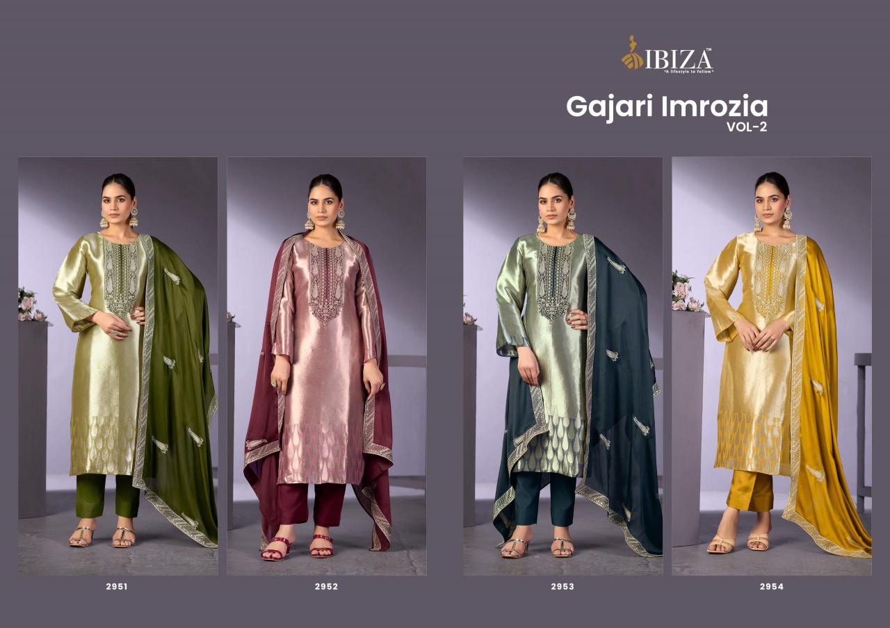 Ibiza Gajari Imrozia vol 2 catalog salwar kameez wholesale
