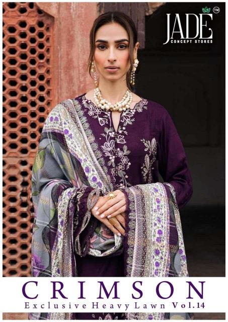 Jade Crimson Vol- 14 – Readymade Karachi Kurti Pant With Dupatta