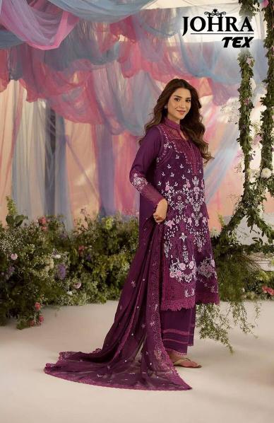 Johra Tex 187 catalog pakistani copy suits with price in surat
