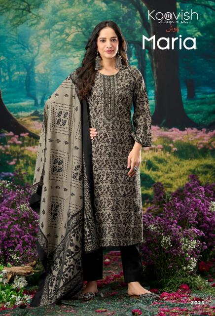 Kaavish Maria catalog unstitched salwar kameez wholesalers