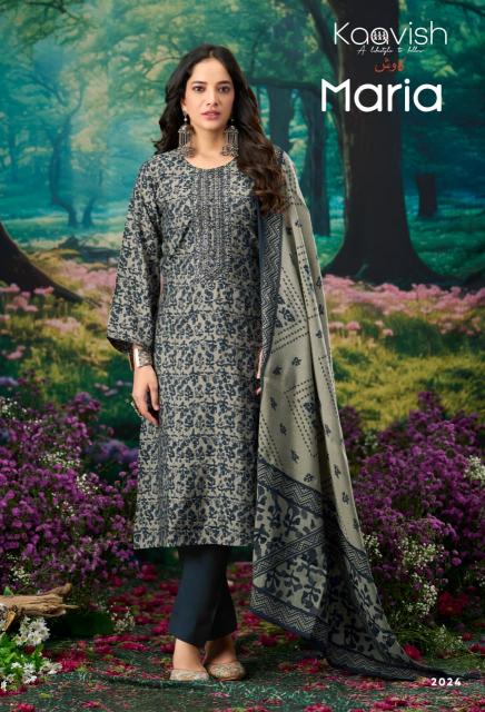 Kaavish Maria catalog unstitched salwar kameez wholesalers