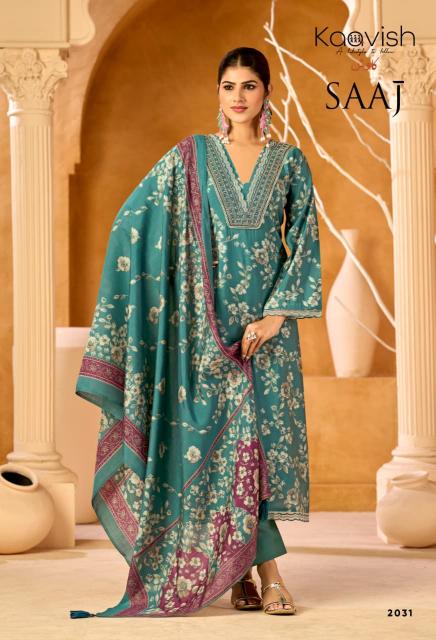 Kaavish Saaj catalog modal silk salwar kameez
