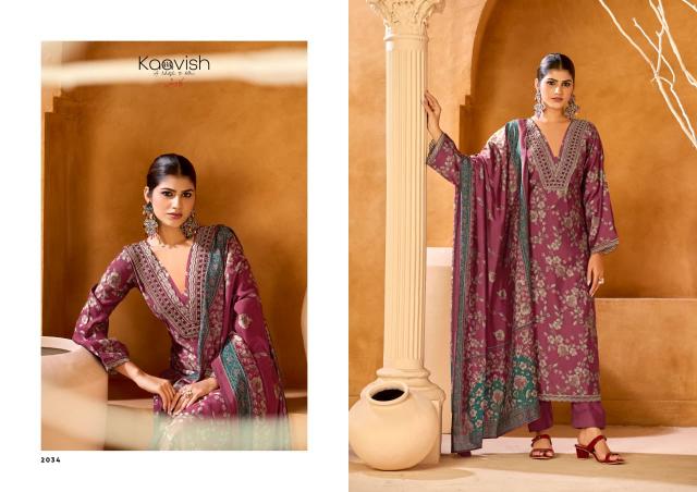 Kaavish Saaj catalog modal silk salwar kameez