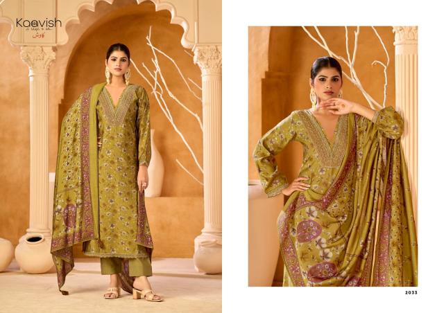 Kaavish Saaj catalog modal silk salwar kameez