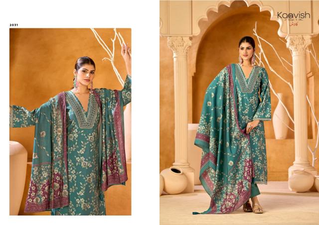 Kaavish Saaj catalog modal silk salwar kameez