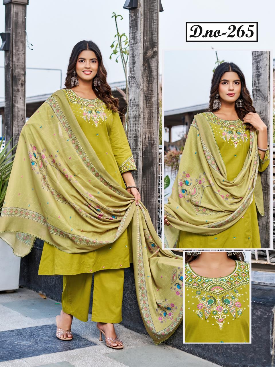 Kadlee 264 & 265 catalog branded kurti wholesale market