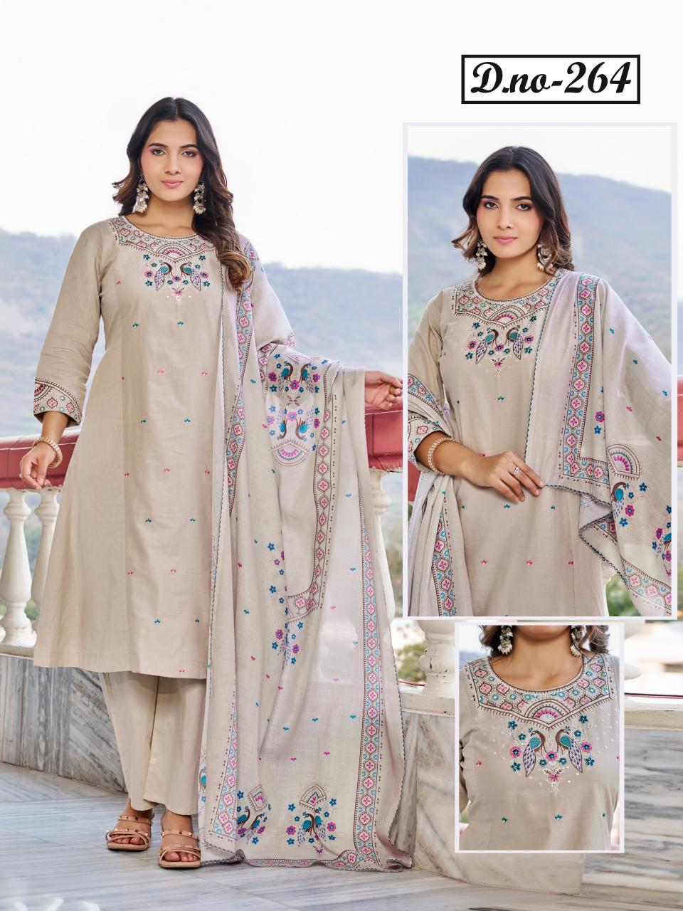 Kadlee 264 & 265 catalog branded kurti wholesale market