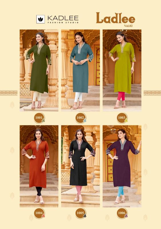 Kadlee Ladlee vol 2 catalog indian kurtis in dubai