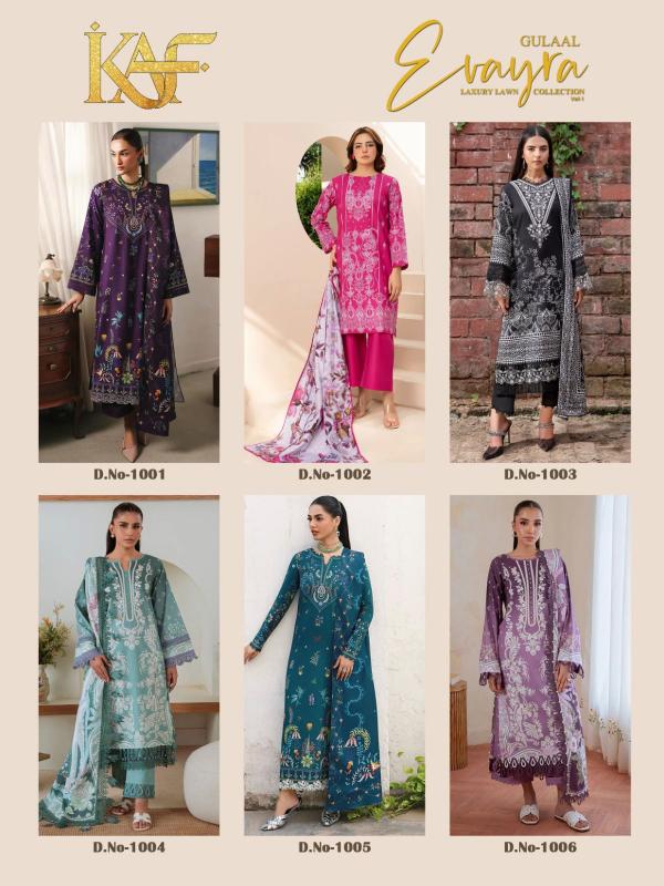 Kaf Gulaal Evaya Vol- 1 – Pakistani Karachi Dress Material