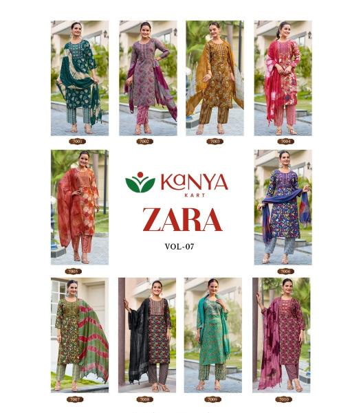 Kanya Art Zara vol 7 catalog kurtis wholesale in bangalore