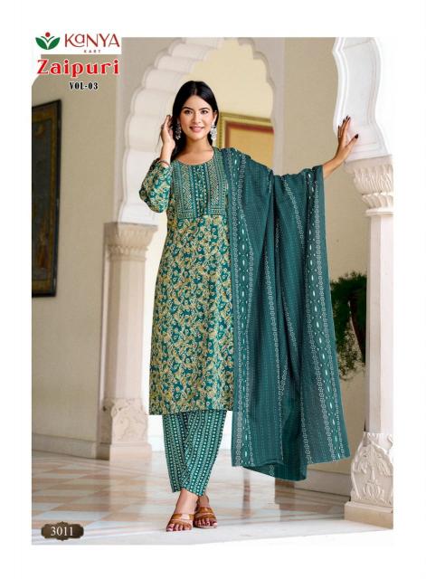 Kanya Zaipuri vol 3 catalog ladies cotton kurtis wholesale suppliers
