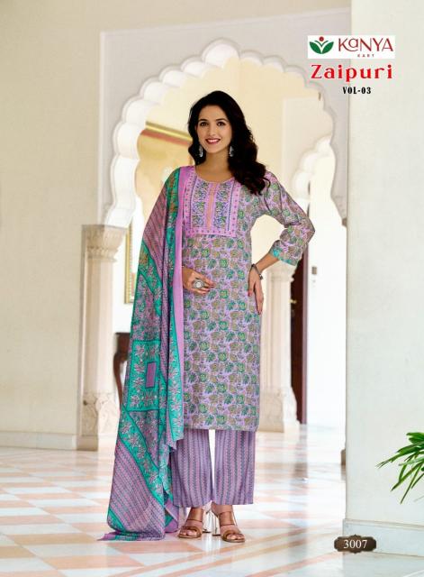 Kanya Zaipuri vol 3 catalog ladies cotton kurtis wholesale suppliers