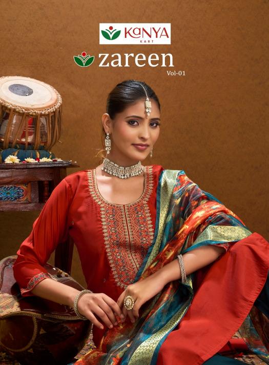 Kanya Zareen vol 1 catalog kurtis desginer