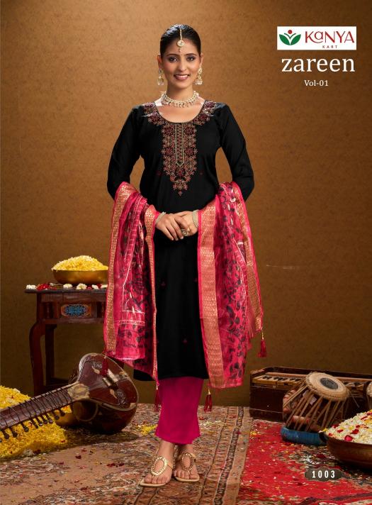 Kanya Zareen vol 1 catalog kurtis desginer