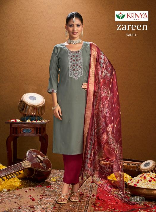 Kanya Zareen vol 1 catalog kurtis desginer