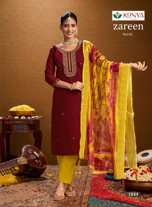Kanya Zareen vol 1 catalog kurtis desginer
