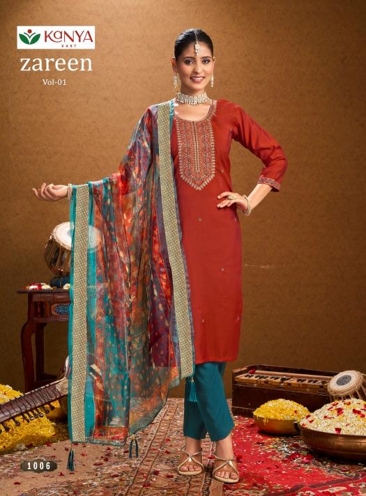 Kanya Zareen vol 1 catalog kurtis desginer