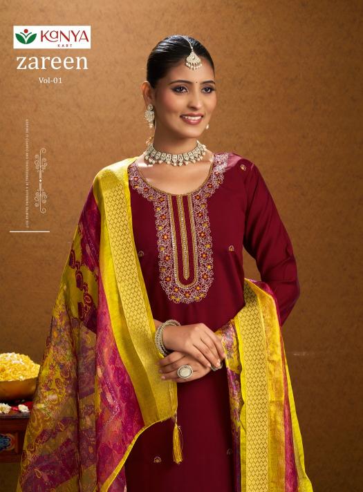 Kanya Zareen vol 1 catalog kurtis desginer