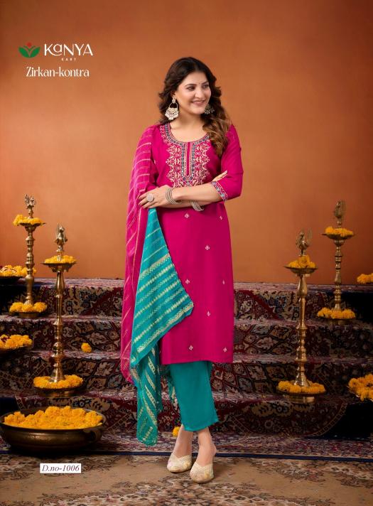 Kanya Zirkan Kontra vol 1 catalog kurtis wholesale in kerala
