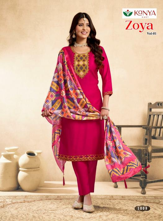 Kanya Zoya vol 1 catalog desginer kurtis