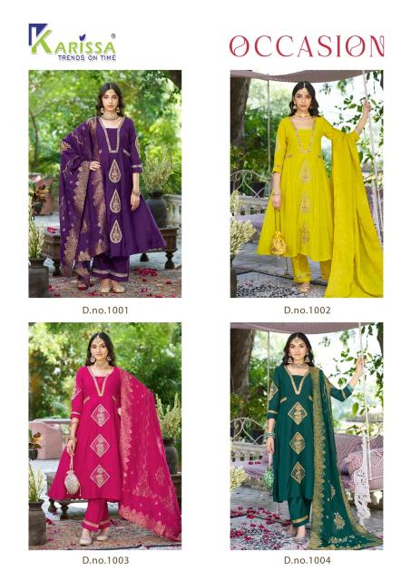 Karissa Occasion catalog Viscose kurat pant set 