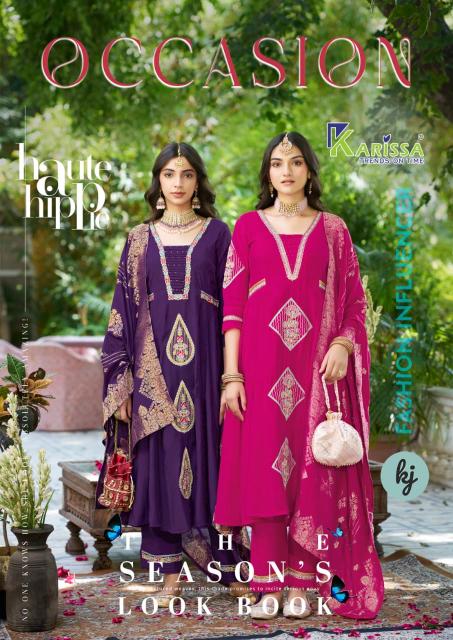 Karissa Occasion catalog Viscose kurat pant set 