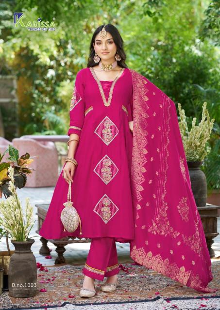 Karissa Occasion catalog Viscose kurat pant set 