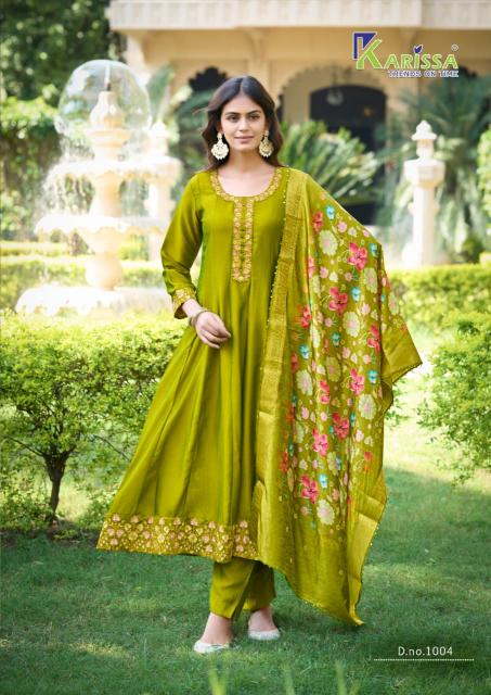 Karissa Satrangi catalog latest anarkali kurti 