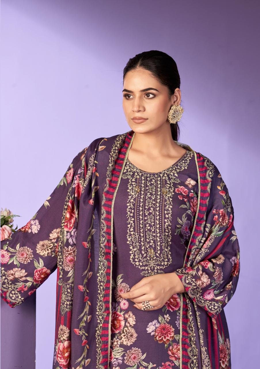 Karva Surkh vol 3 catalog wholesale pakistani salwar kameez