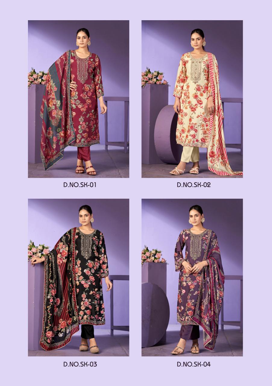 Karva Surkh vol 3 catalog wholesale pakistani salwar kameez