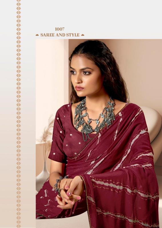 Kashvi Amrita catalog indian print saree surat