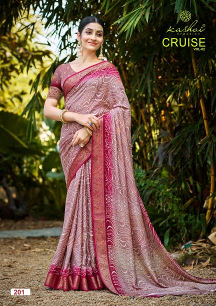 Kashvi Cruise Vol 2 catalog surat saree market price